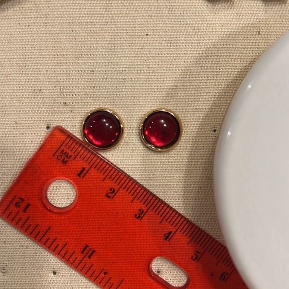 Beautiful studs 18k gold plated and rhodium different sizes - Picture 3 of 16